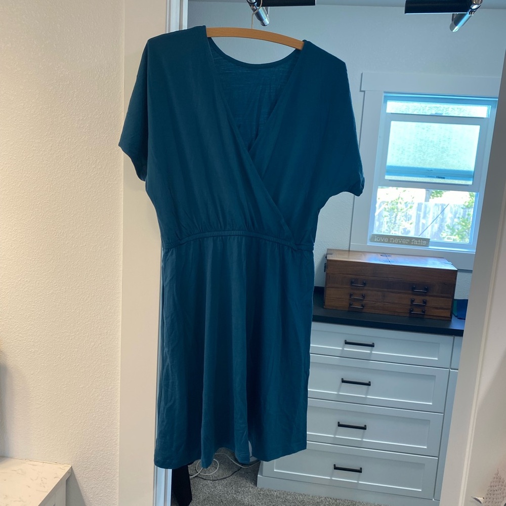 Aegean Teal Brooklyn Wrap Dress